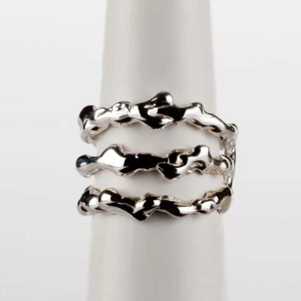 Ring by famous designer Christa Reniers from Brussels, Belgium